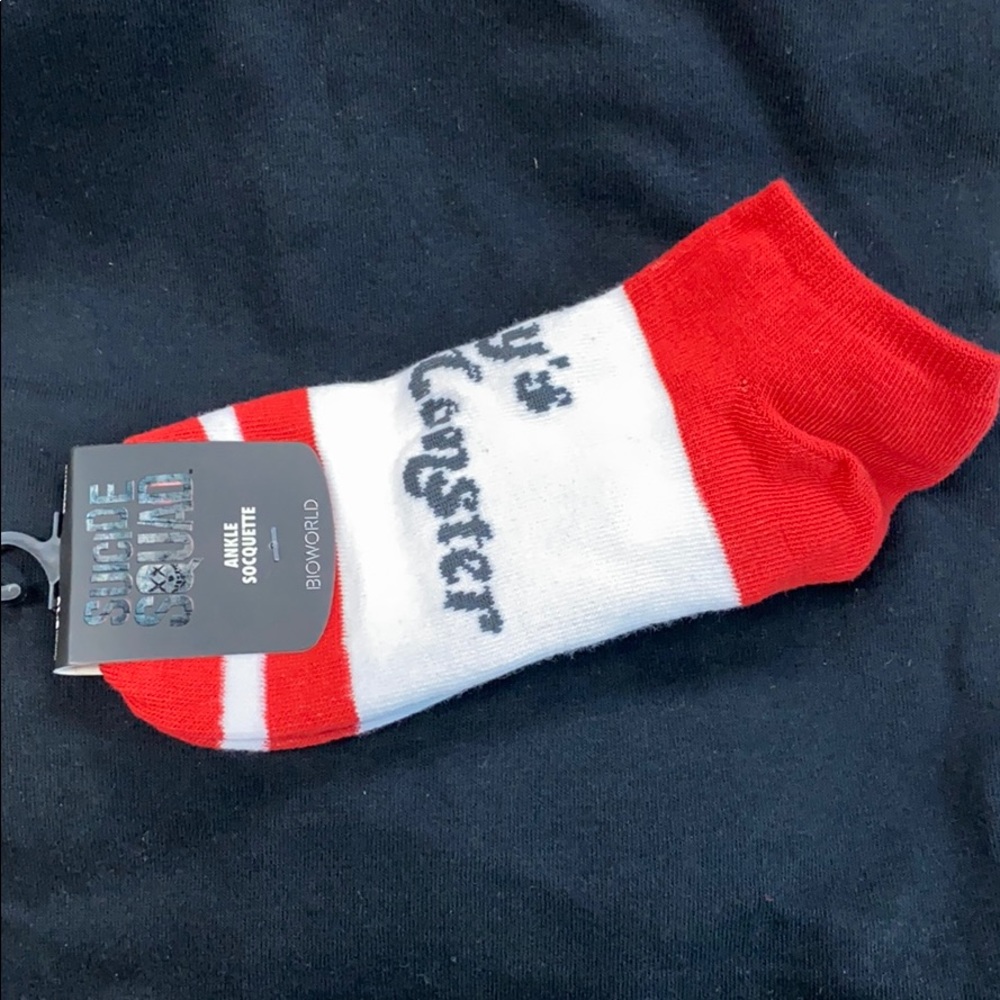 Suicide Squad DC Comics Harlequin Ankle Socks